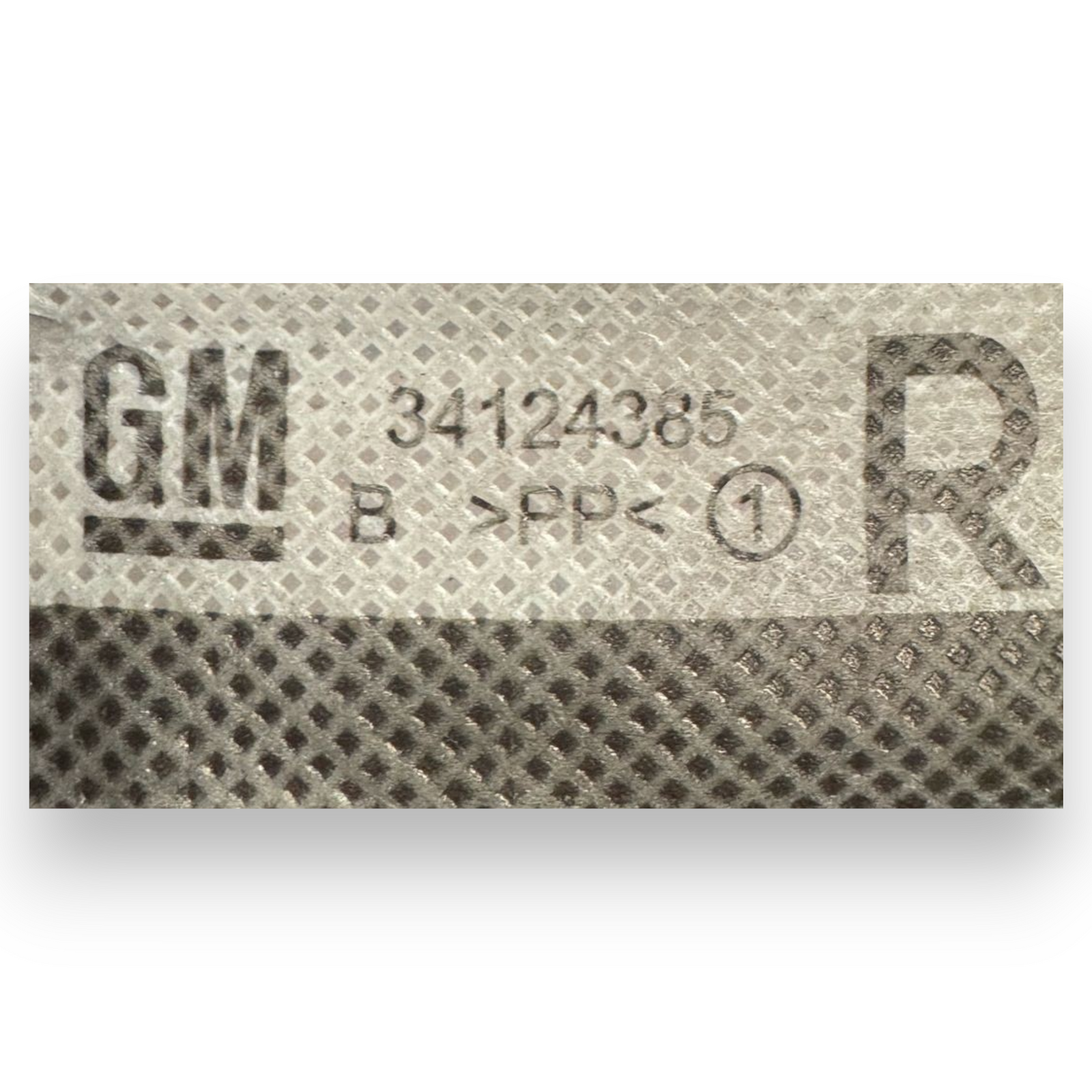 Right side curtain airbag (dx) Opel Adam code 34124385 (2013-2019)