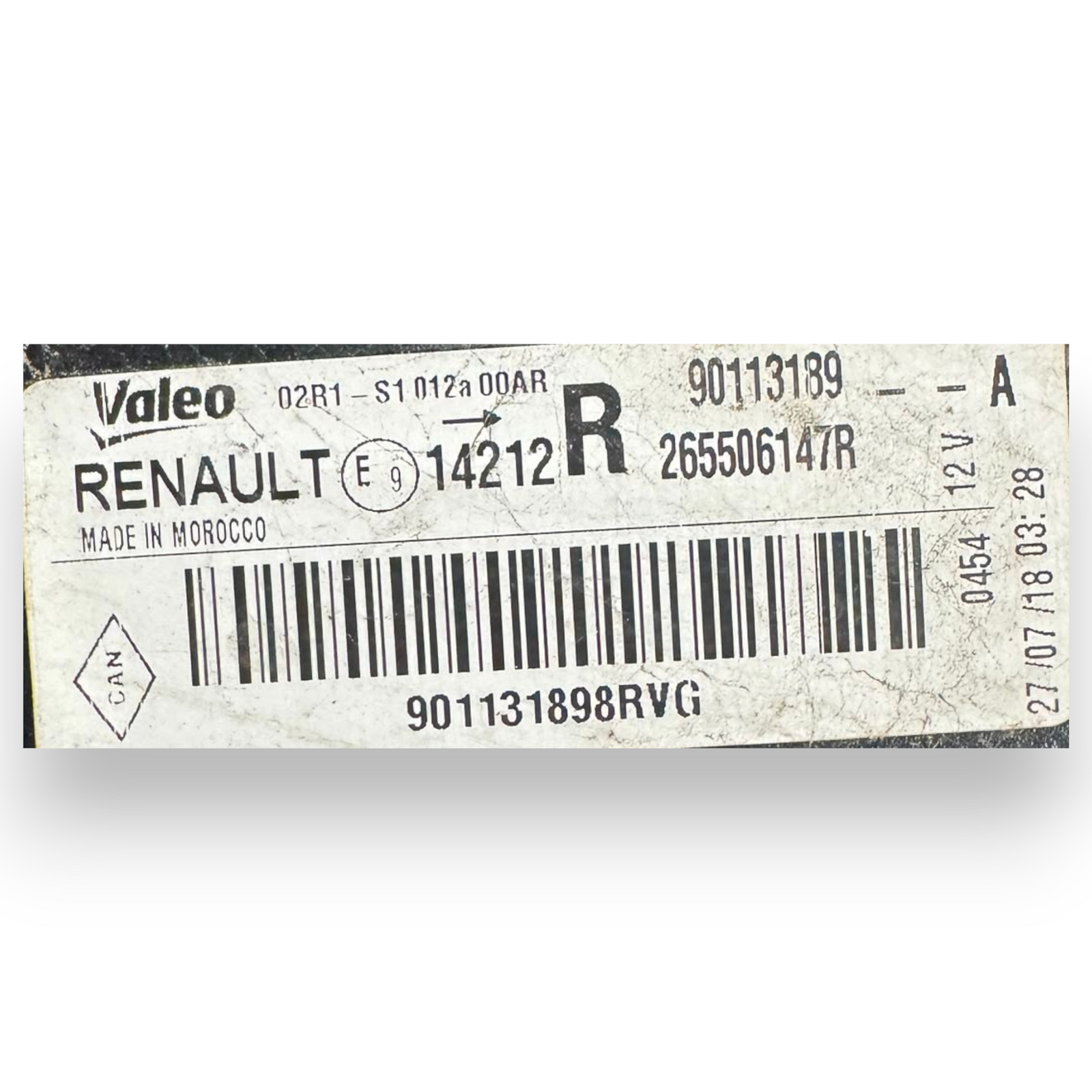 Stop / fanale posteriore destro (dx) Dacia Sandero II cod.265506147R (2012-2021)