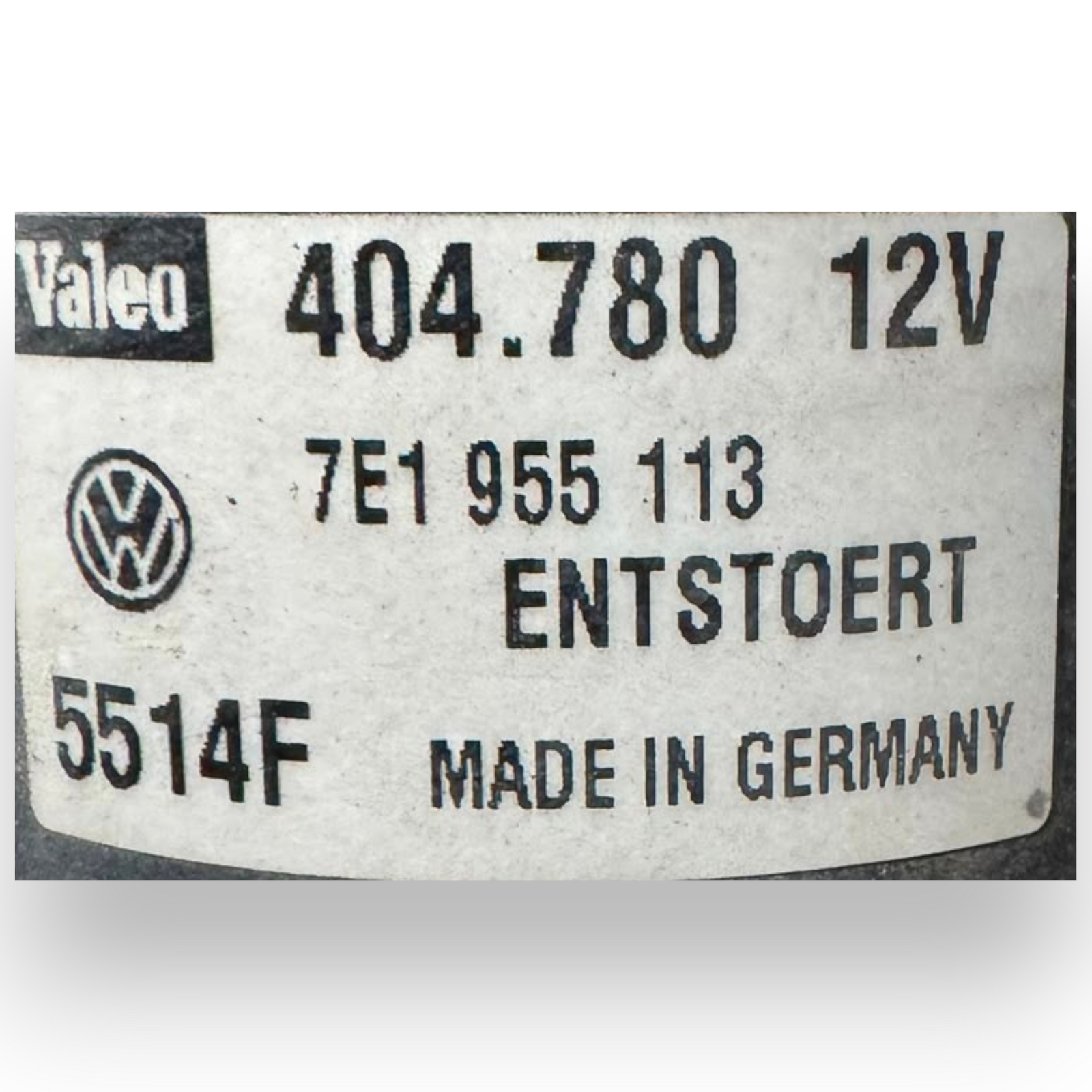 Front windshield wiper motor Volkswagen Transporter (T5) code 7E1955113 (2003-2015)