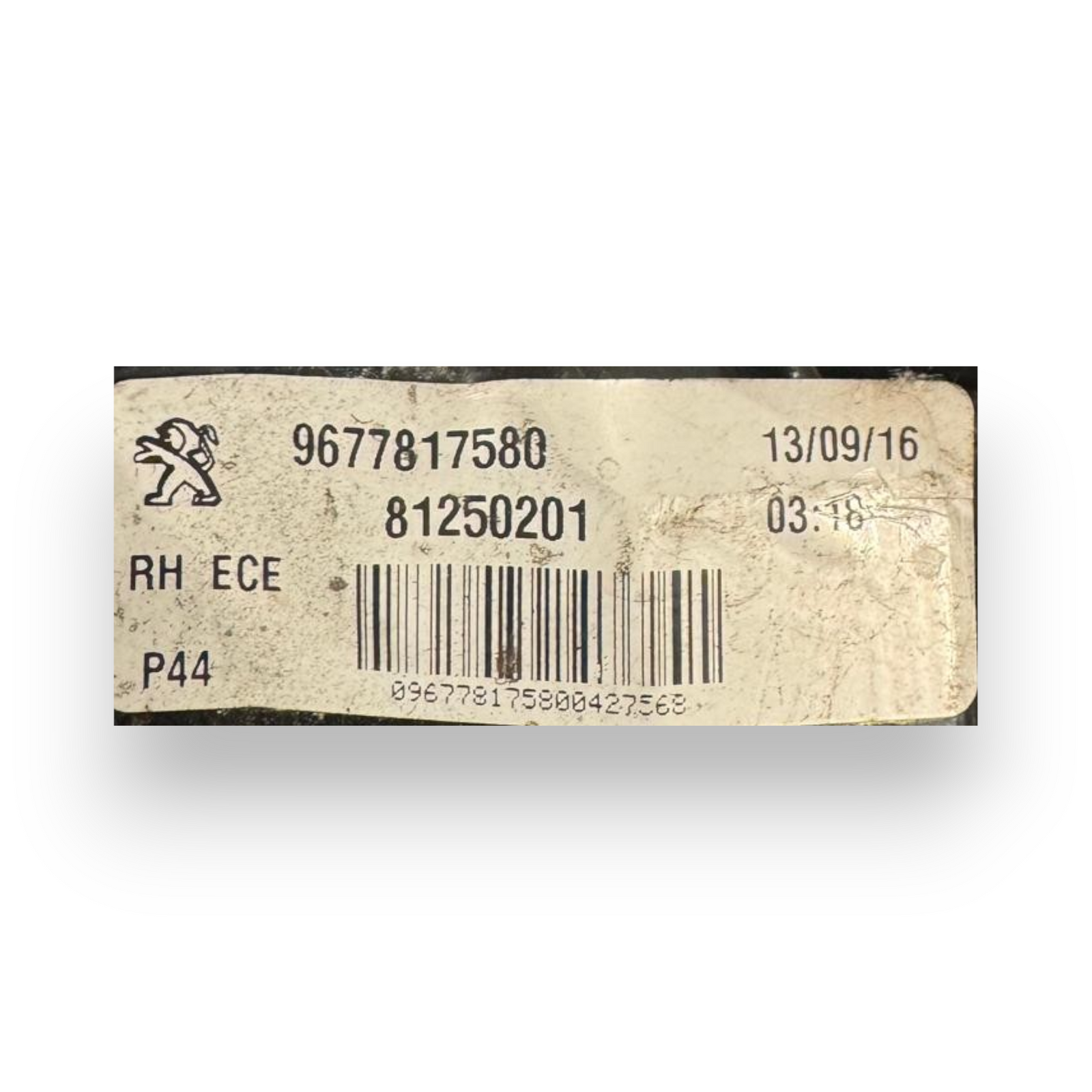 Stop / fanale posteriore destro (dx) Peugeot 308 II cod.9677817580 (2013-2021)