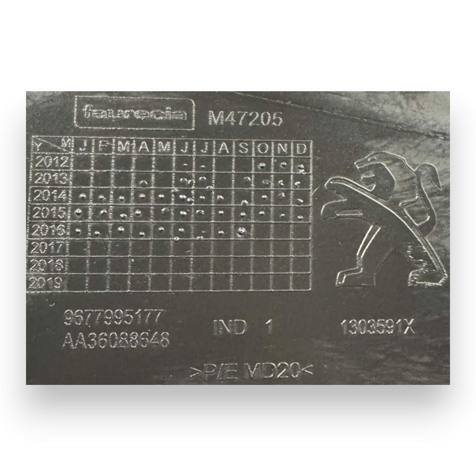 Cassetto / vano portaoggetti Peugeot 308 II cod.9677995177 (2013-2021)