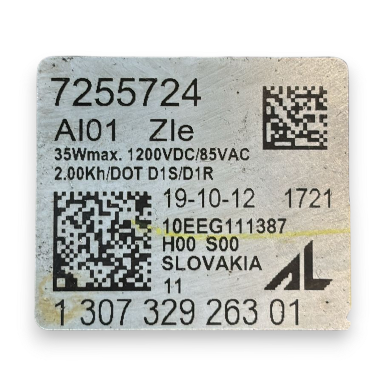 Centralita faro delantero xenon bmw x3 f25 cod:7255724 (2010-2017)