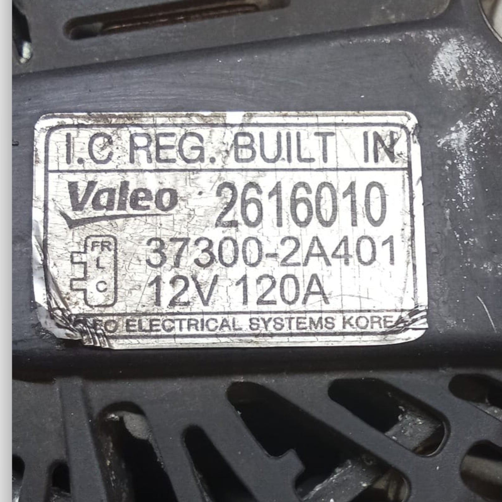 Kia Rio 3 Generator Cod. 2616010 1.1 Diesel (2011 > 2017)