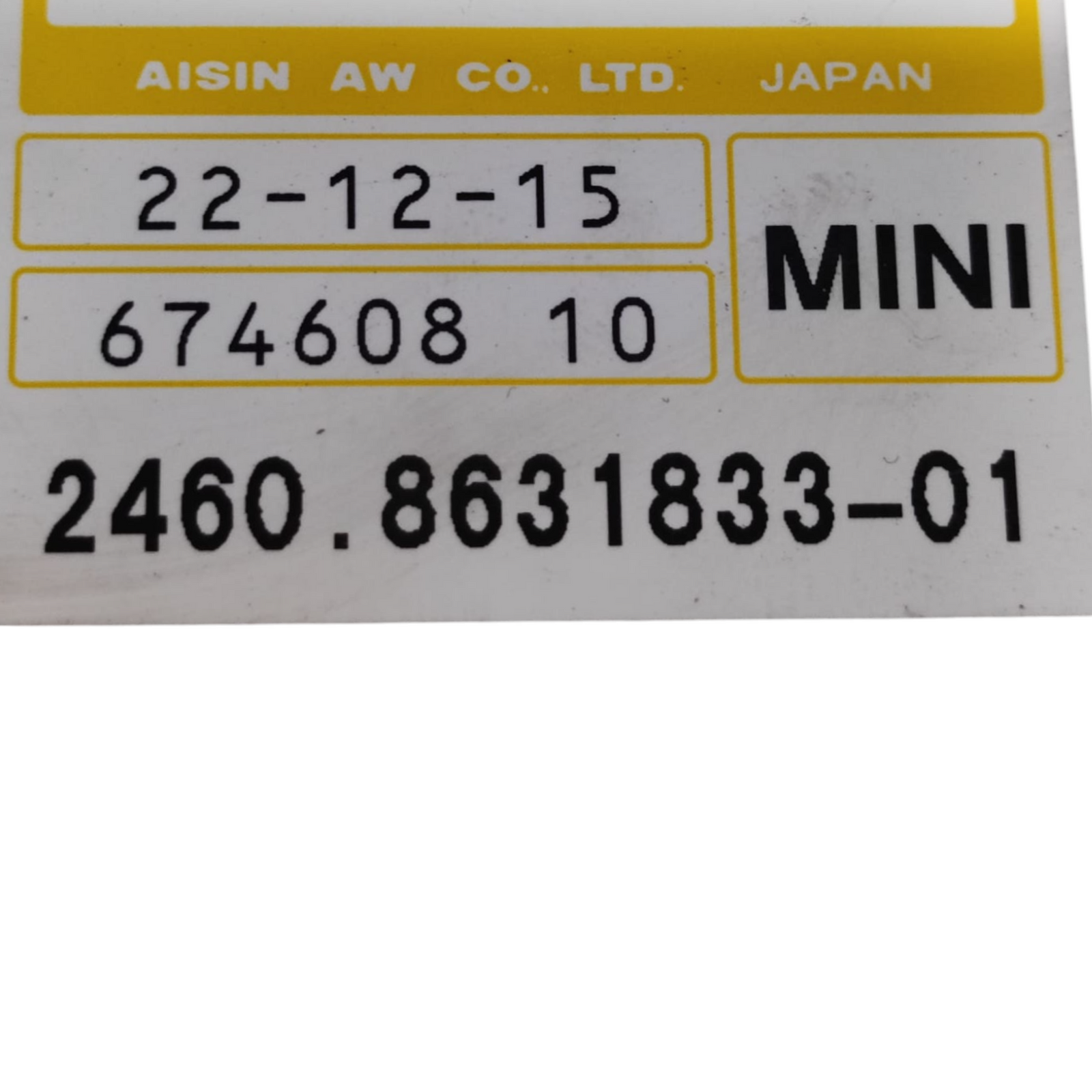 Centralina trasmissione mini paceman cod: 2460863183301 (2012-2016)