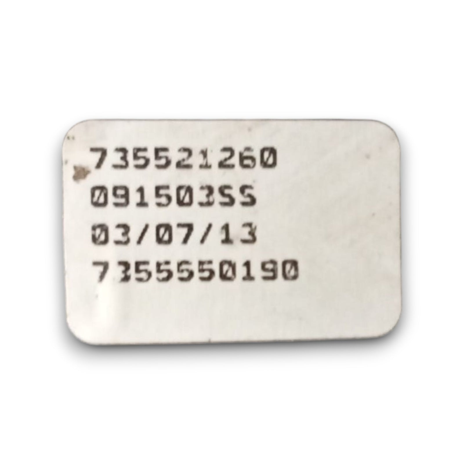 Команди за повдигане на стъклото пред десен Fiat 500L код . 735521260 (2012 > 2022)