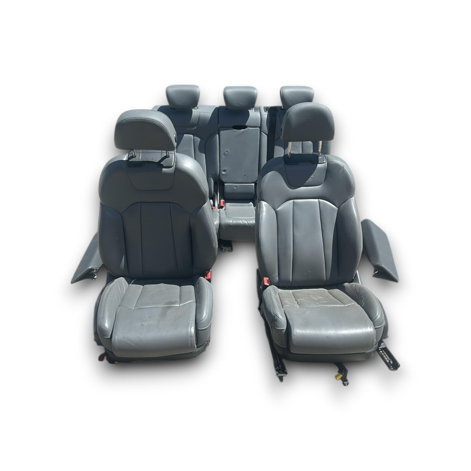 Tappezzeria / sedili in pelle grigi (S - Line) Audi Q8 (2018 > 2023)