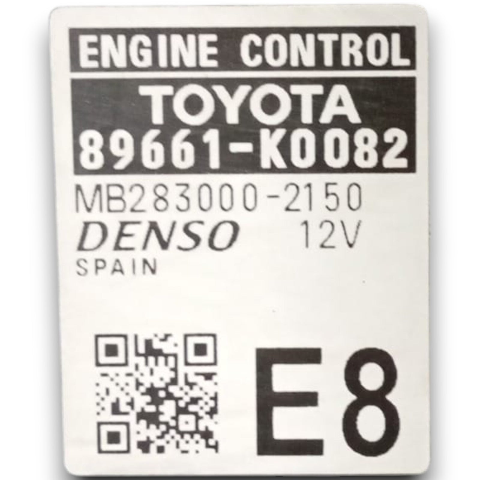 Centralina ecu motore toyota yaris IV cod . 89661-k0082 1.0 benzina / hybrid (2020 >)