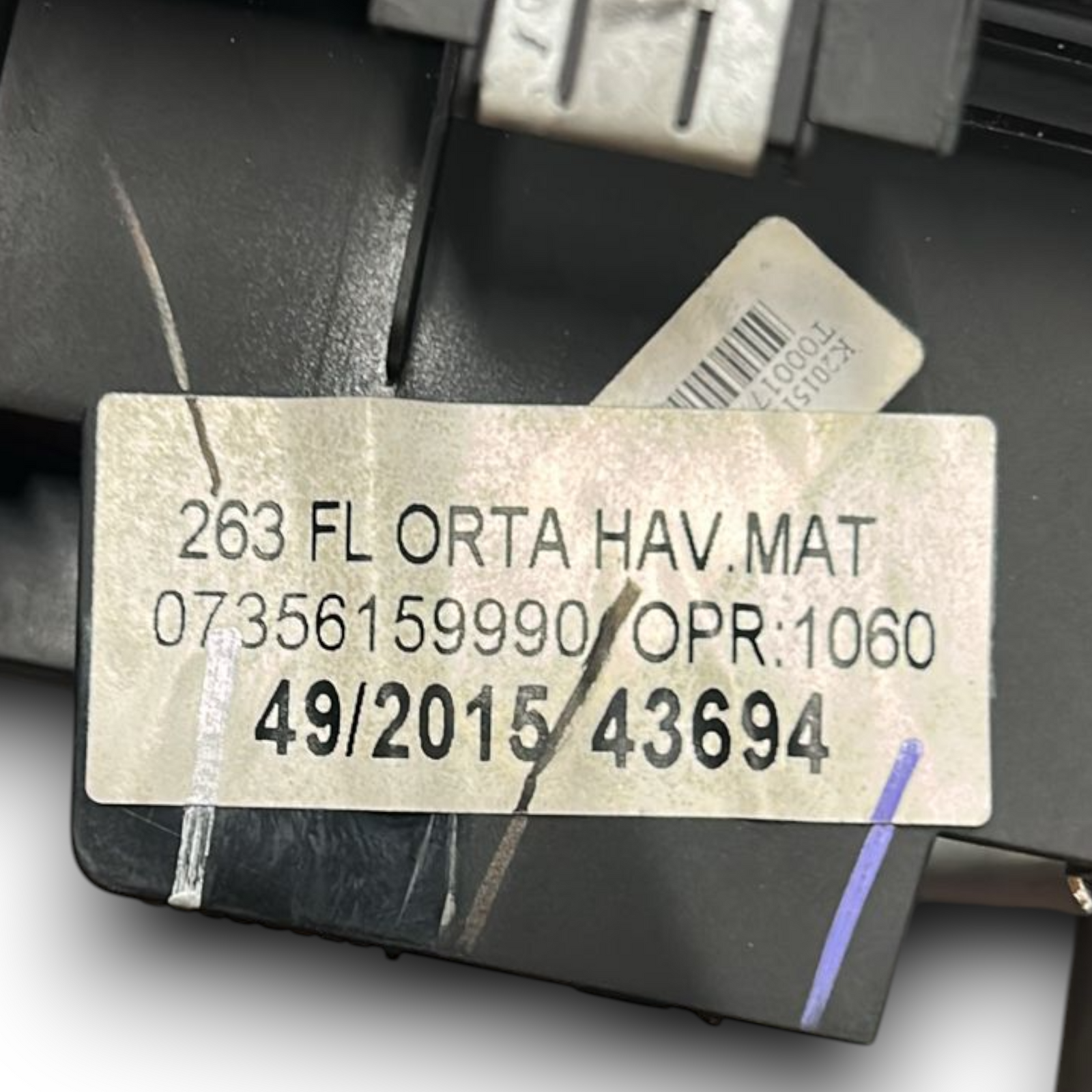 Bouches d'air centrales fiat doblo cod:07356159990 (2014 >)