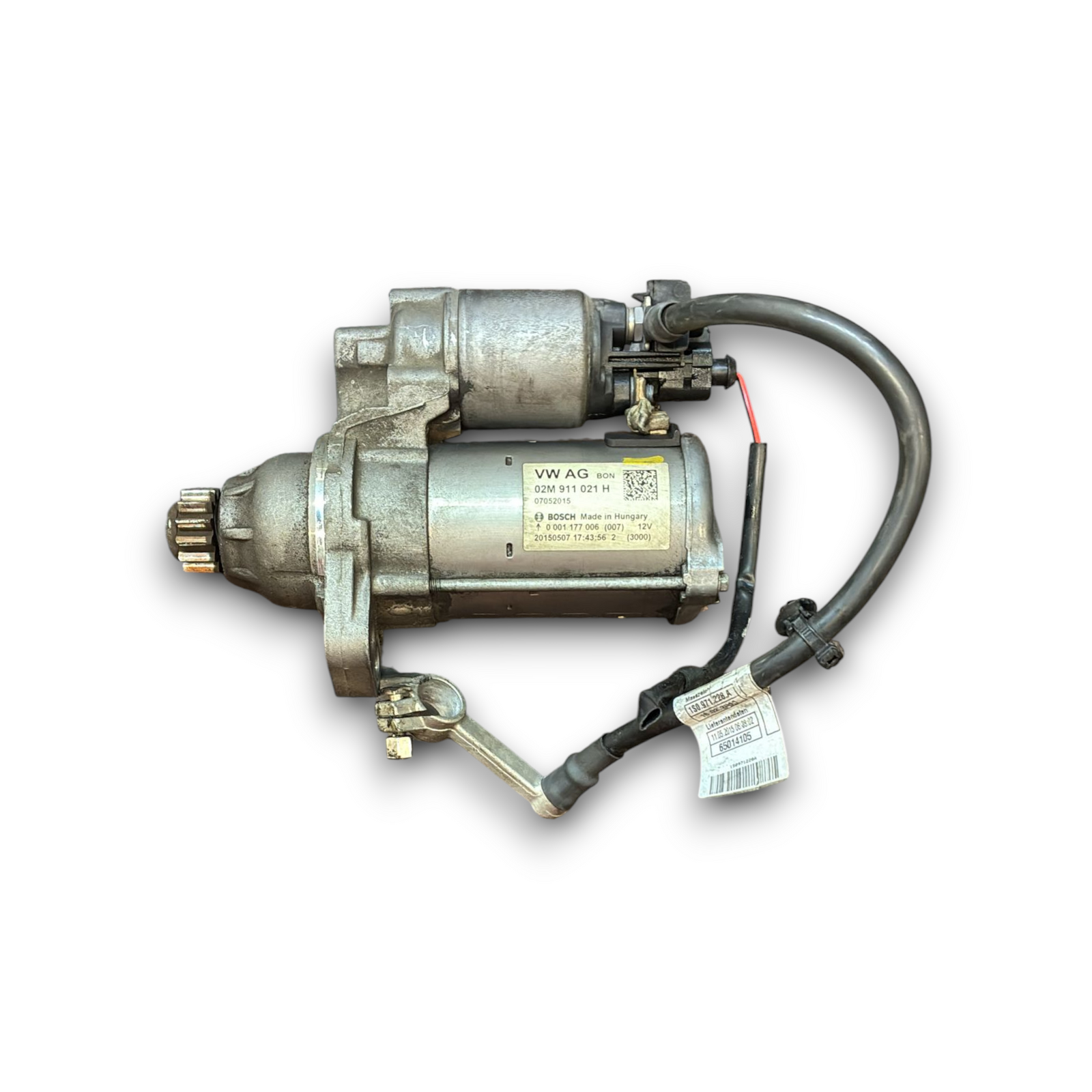 Anlasser Volkswagen Up 1. Serie 1.0 Benzin Cod : 02M911021H (2011 - 2024)