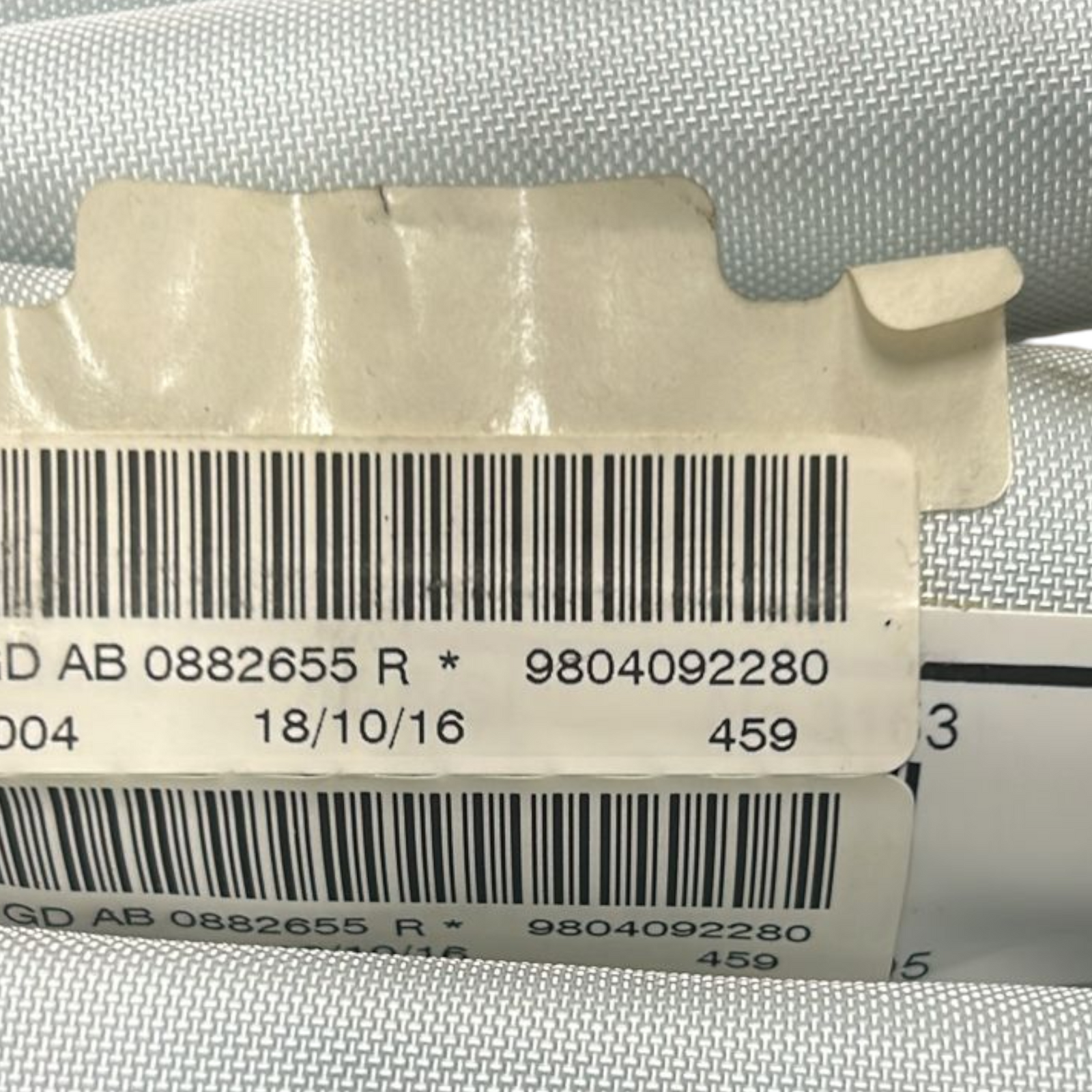 Zračni jopič za sprednji desni del peugeot 208 kod:9804092280 (2012 > 2019)