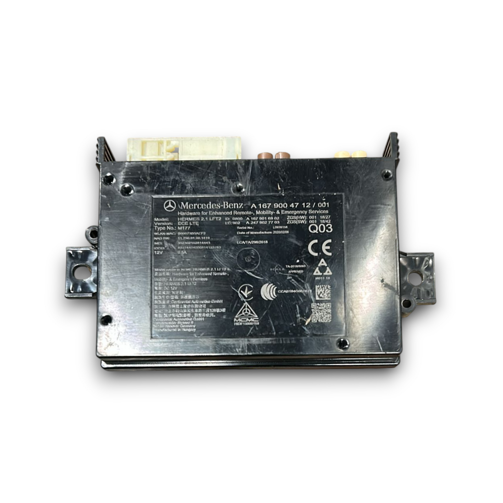 Bluetooth centralina mercedes benz glc x253 koda:A1679004712 (2015 > 2022)