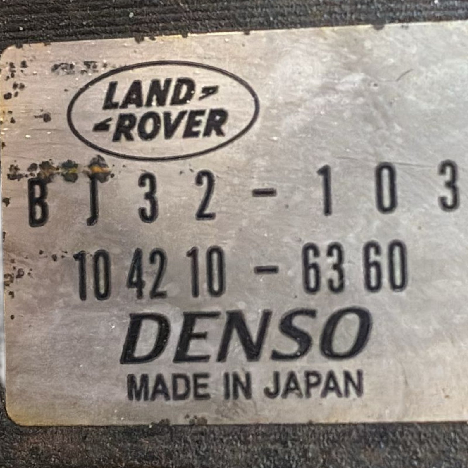 Alternator land rover evoquer 1 cod . 104210-6360 2.2 diesel (2011 > 2018)