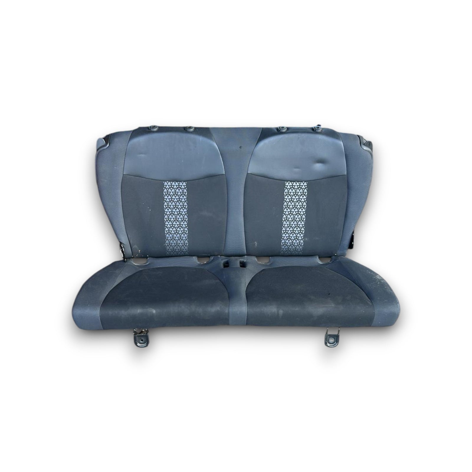 Tapisserie / sièges en cuir et tissu noirs Fiat 500 (2007 > )