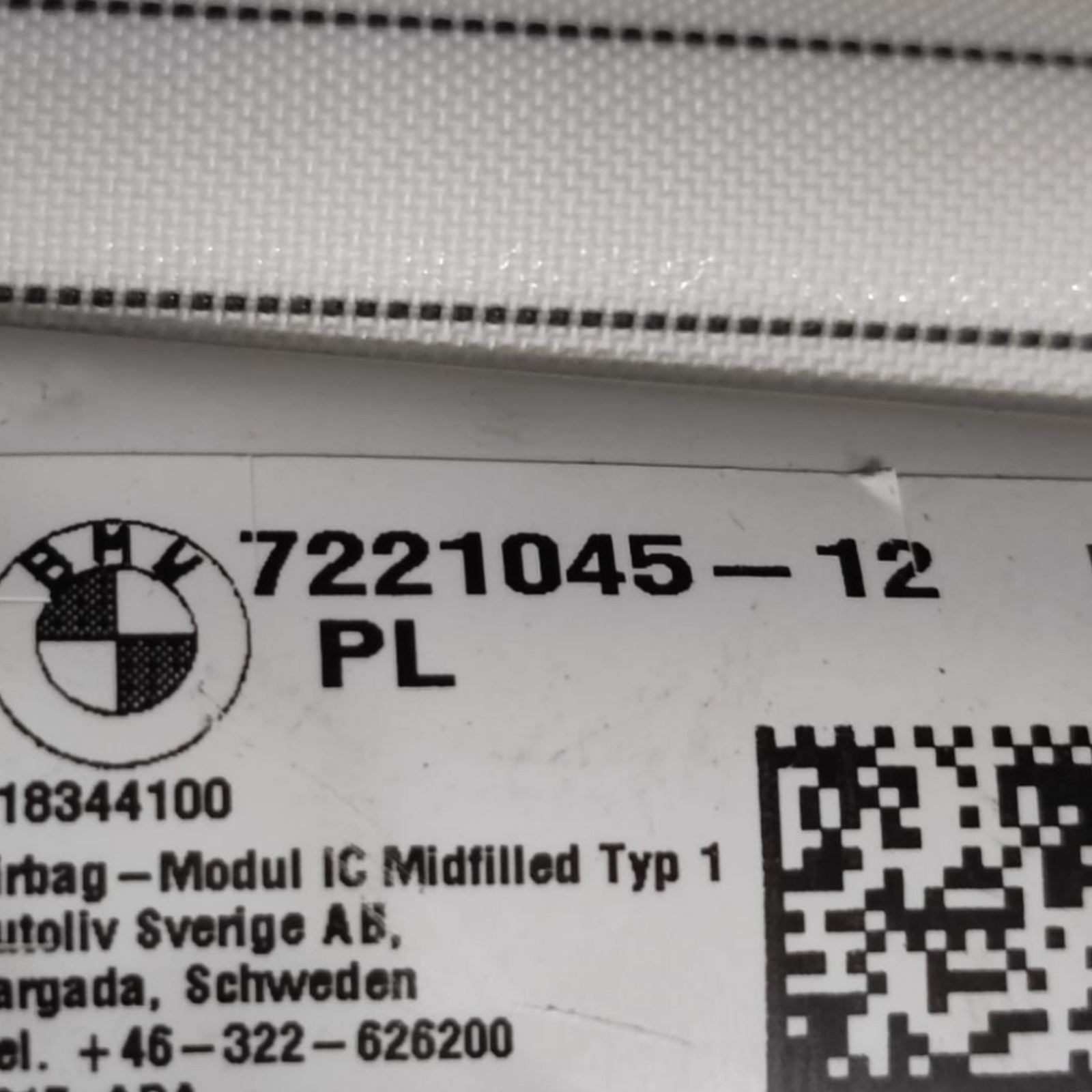 Leva zračna zavesa Bmw Serie 1 F20 COD: 722104512 (2011-2019)