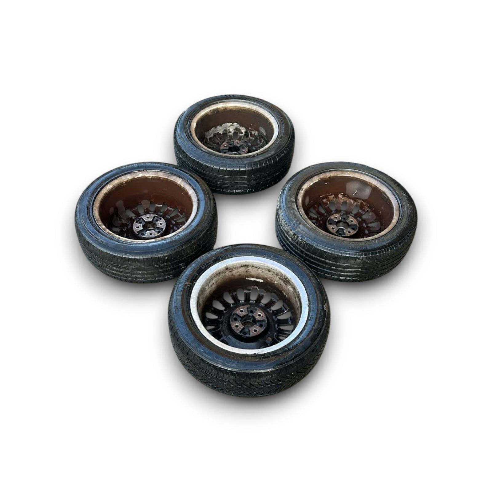 Set 4 cerchi in lega Fiat 500 (4 fori / 185 / 55 r15) (2007 > )