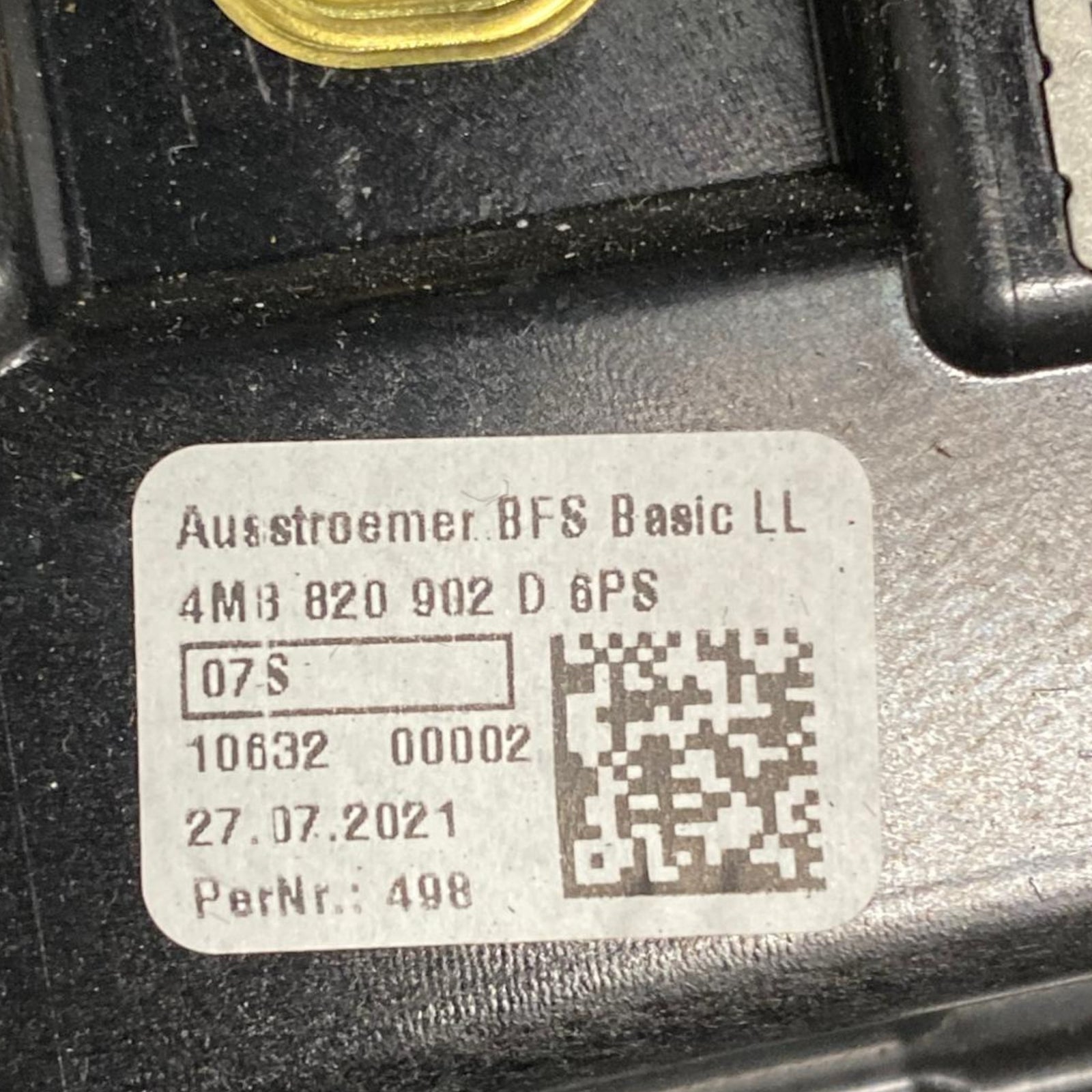 Modanatura / rivestimento cruscotto centrale + bocchette aria Audi Q8 (2018-2023) Cod: 4M8820902D