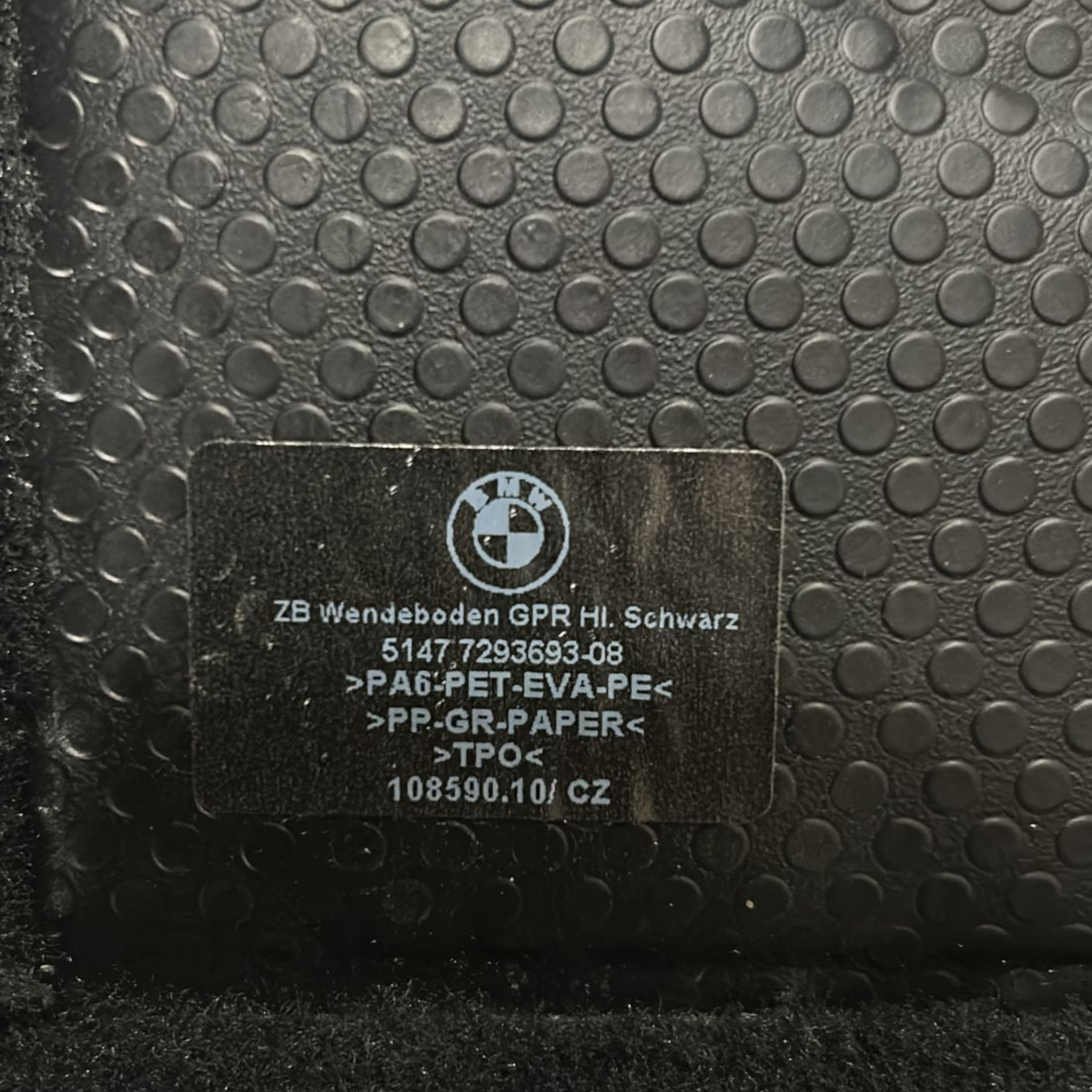 Tappeto / ripiano bmw serie 3 f31 sw cod:7293693 (2012 > 2019)