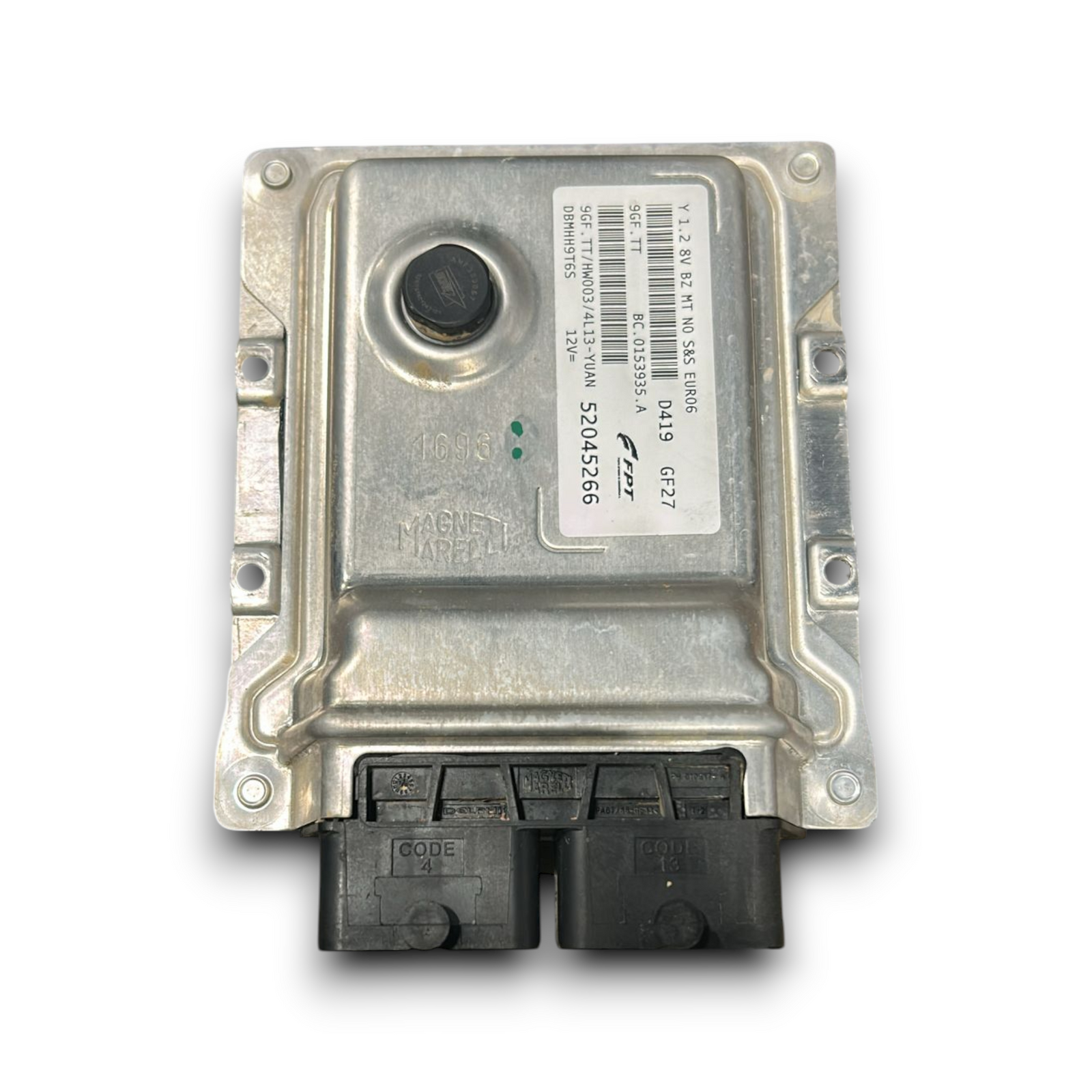 Centralina ecu motore lancia ypsilon 1.2 benzina cod:52045266 (2012 >)