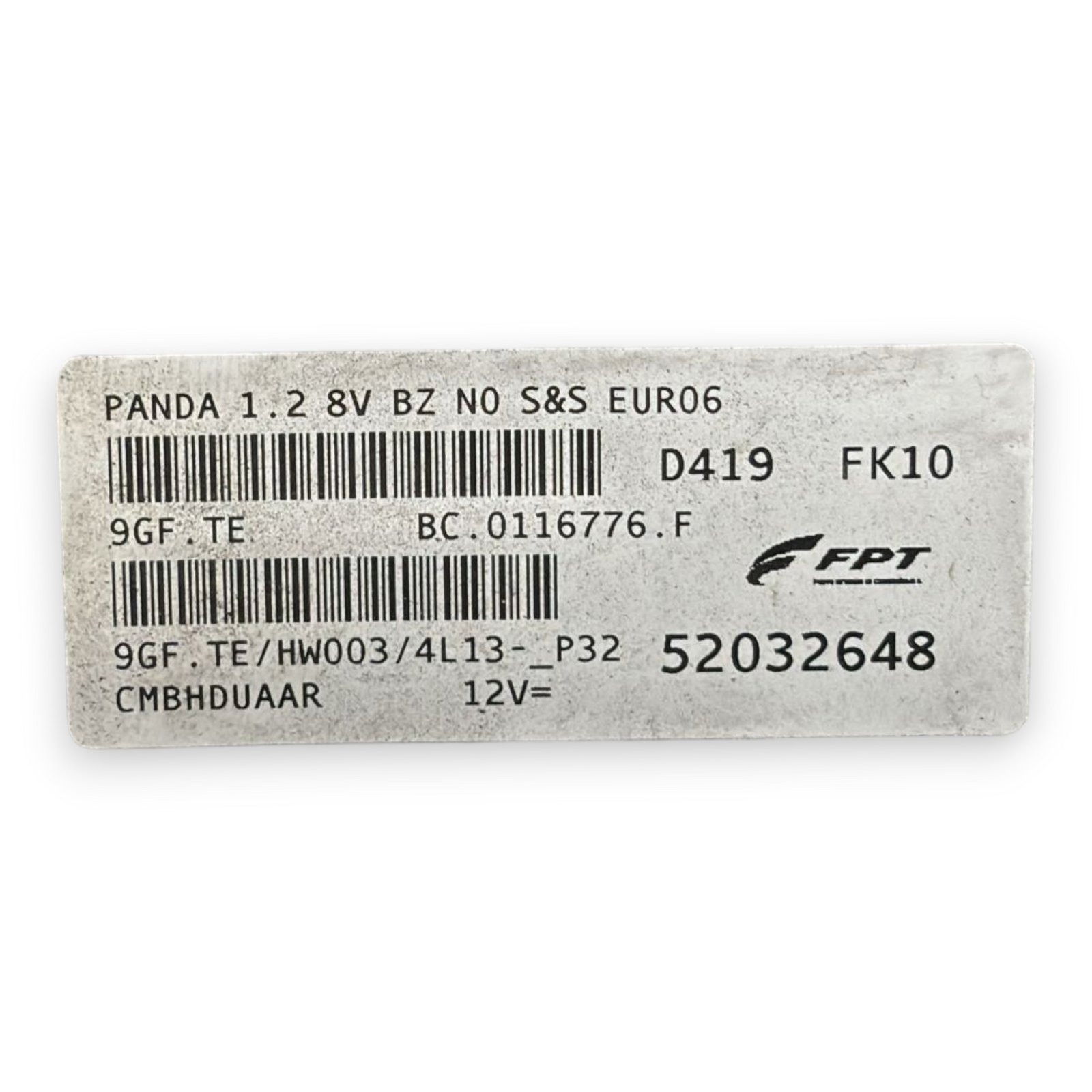 Centralna enota motorja fiat panda 312 1.2 bencin kod:52032648 (2012-)