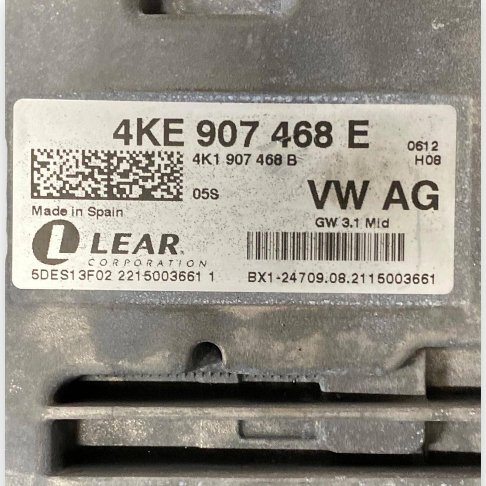 Centralina / modulo gateway Audi Q8 (2018-2023) Cod: 4KE907468E