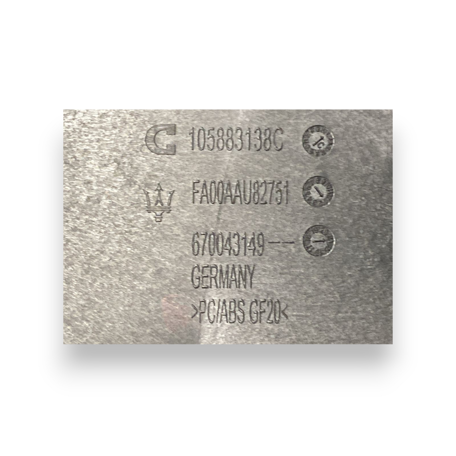 Cassetto / vano portaoggetti maserati levante cod:105883138c (2016-)