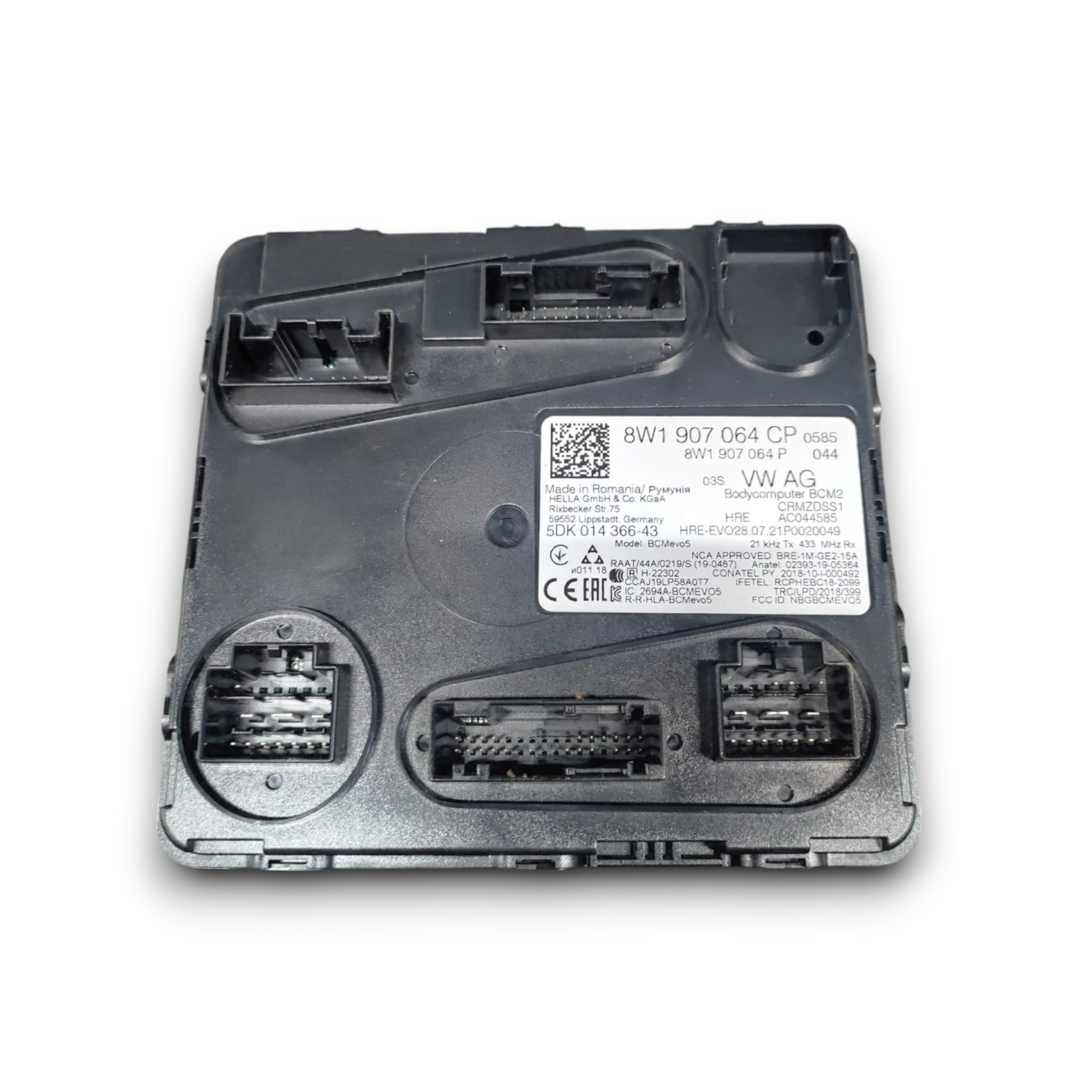 Central de confort audi q8 code : 8w1907064cp (2018-)