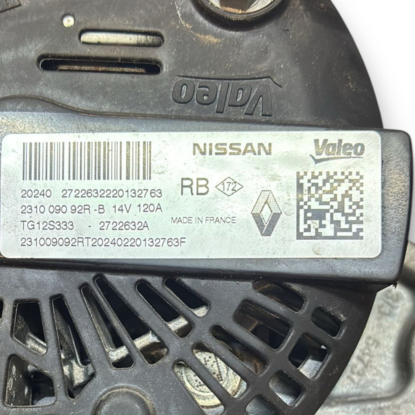 Generator Dacia Sandero 2 Cod. 231009092R 1.0 Benzin (2012 > 2021)