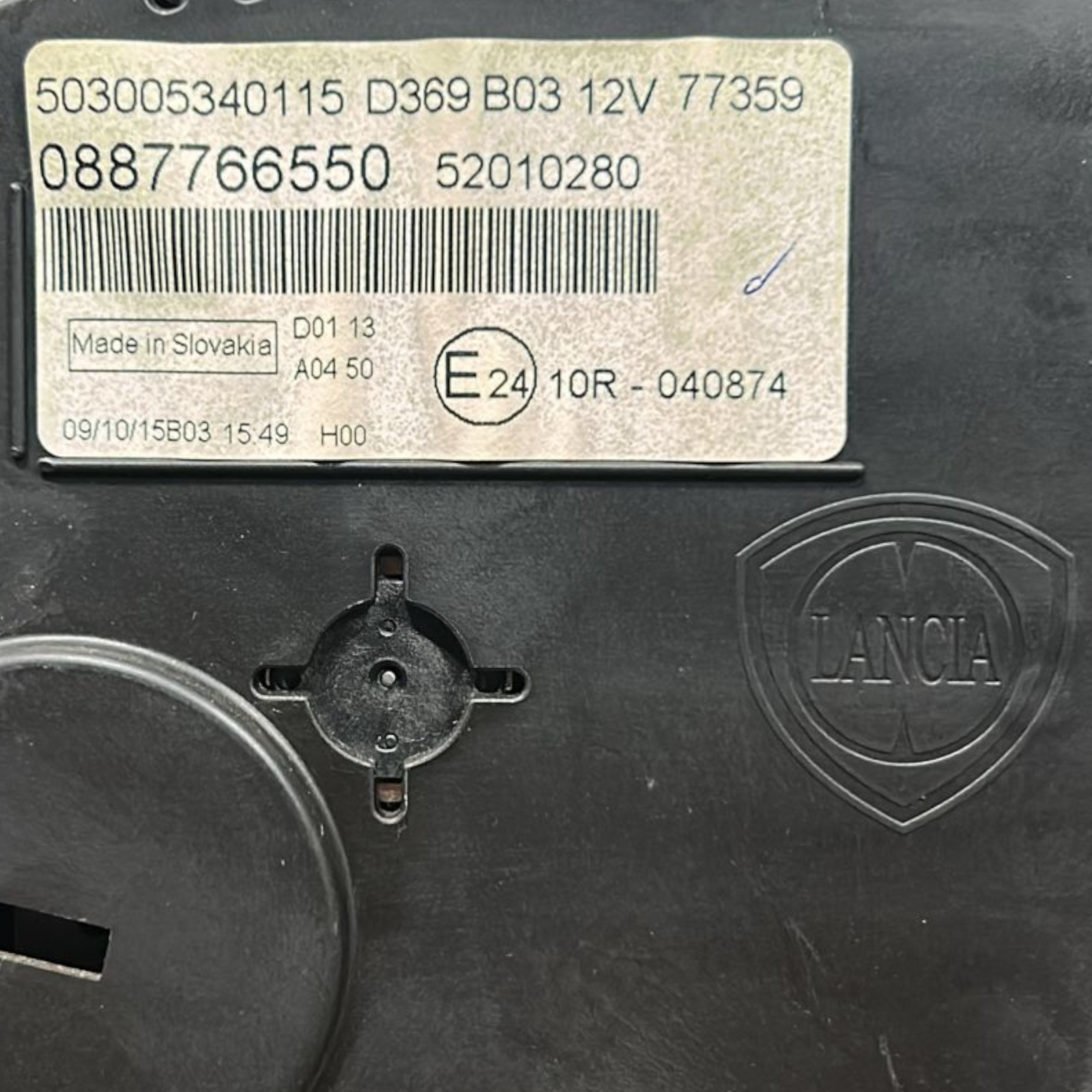 Tachometer / števec prevoženih kilometrov fiat panda 312 1.2 bencin kod:0887766550 (2012 >)