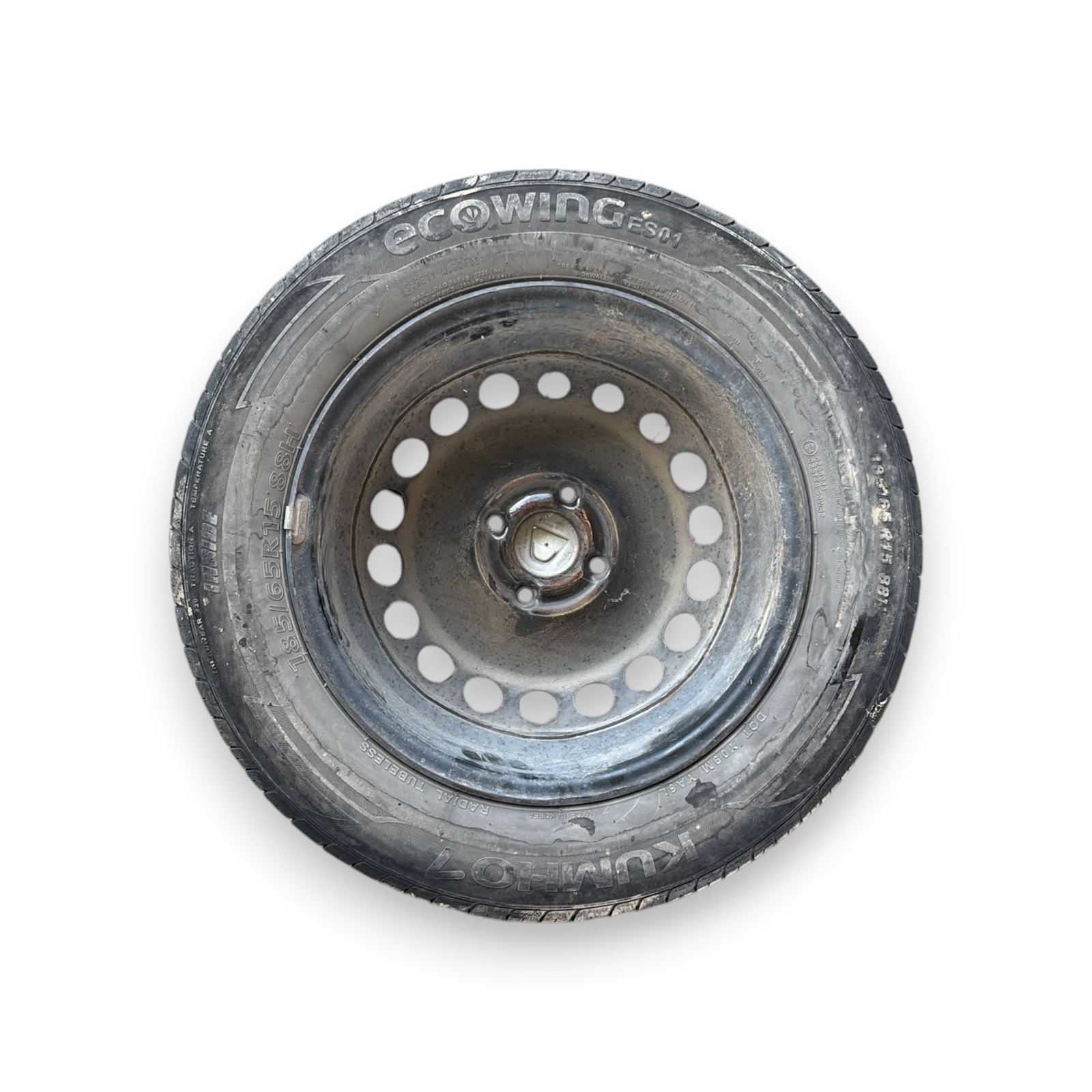 Jante en fer Dacia Sandero II (185/65/R15) (2012-2021) + cache-jante