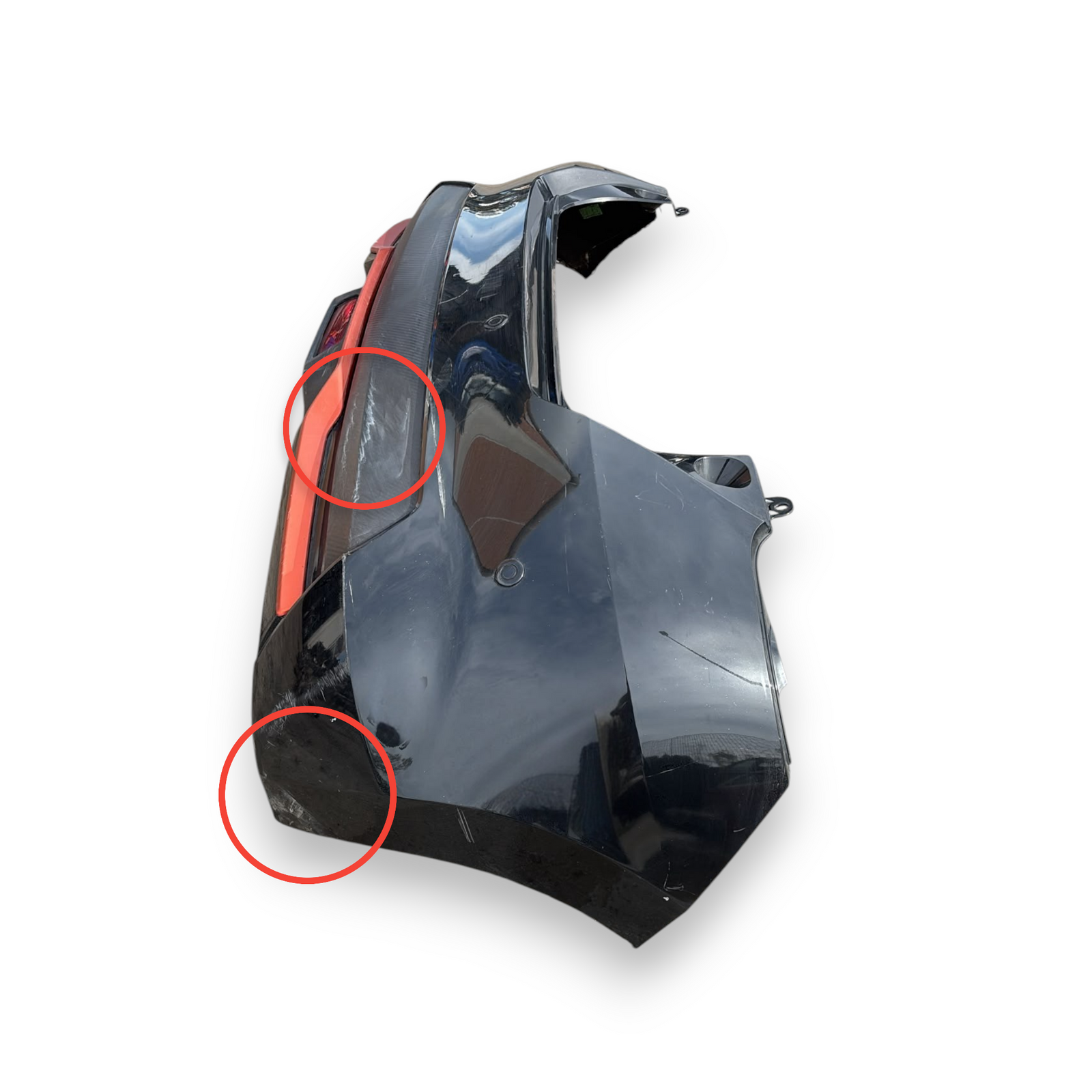 Schwarzer hinterer Stoßfänger Nissan Micra V (K14) (2017-2023)
