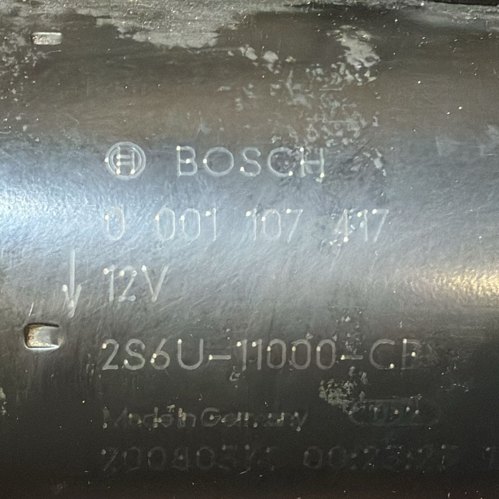 Ford C-Max 1.6 gasoline / LPG starter motor code: 0001107417 (2010 - 2019)