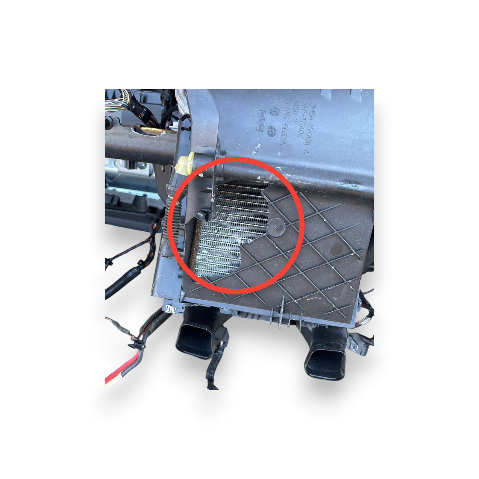 Complete dashboard + heating group for Ford C-Max II 1.5 diesel code: 3m5h-18k418-a (2010-2019) + passenger airbag