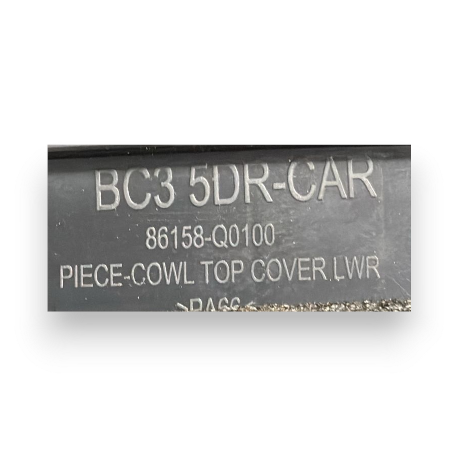 Grille d'égouttement hyundai i20N cod:86158-q0100 (2020-)