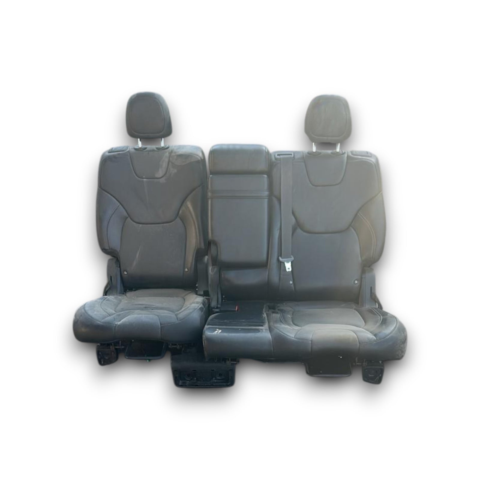 Tapiserie / scaune din piele neagră Jeep Cherokee (KL) (2013 > 2023)