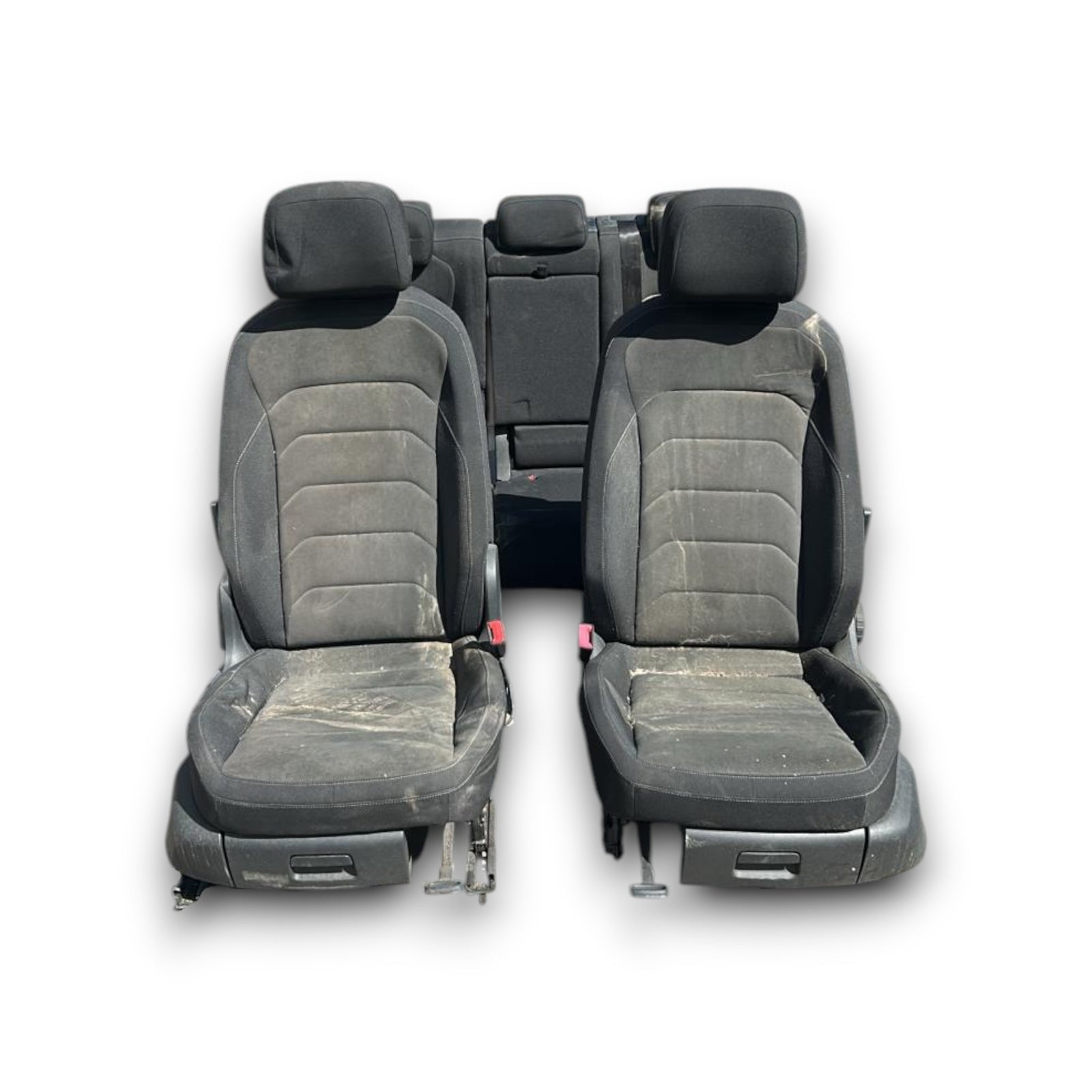 Zwarte en grijze stoffen bekleding Volkswagen Tiguan (AD) (2016 > )