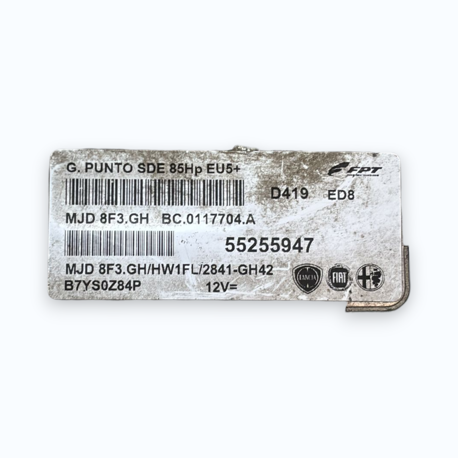 Centralina ecu motore fiat grande punto 1.3 diesel (85hp) cod:55255947 (2005-2018)
