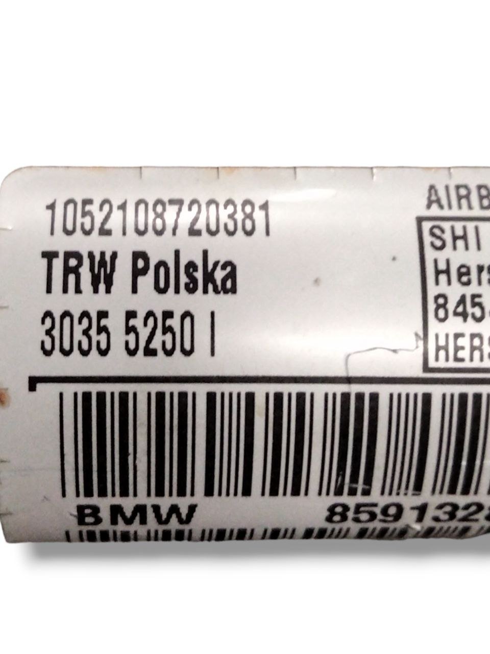 Airbag A Tendina destro Bmw Serie 1 E81 / E87 (2004 - 2012) cod.30355250 - F&P CRASH SRLS - Ricambi Usati