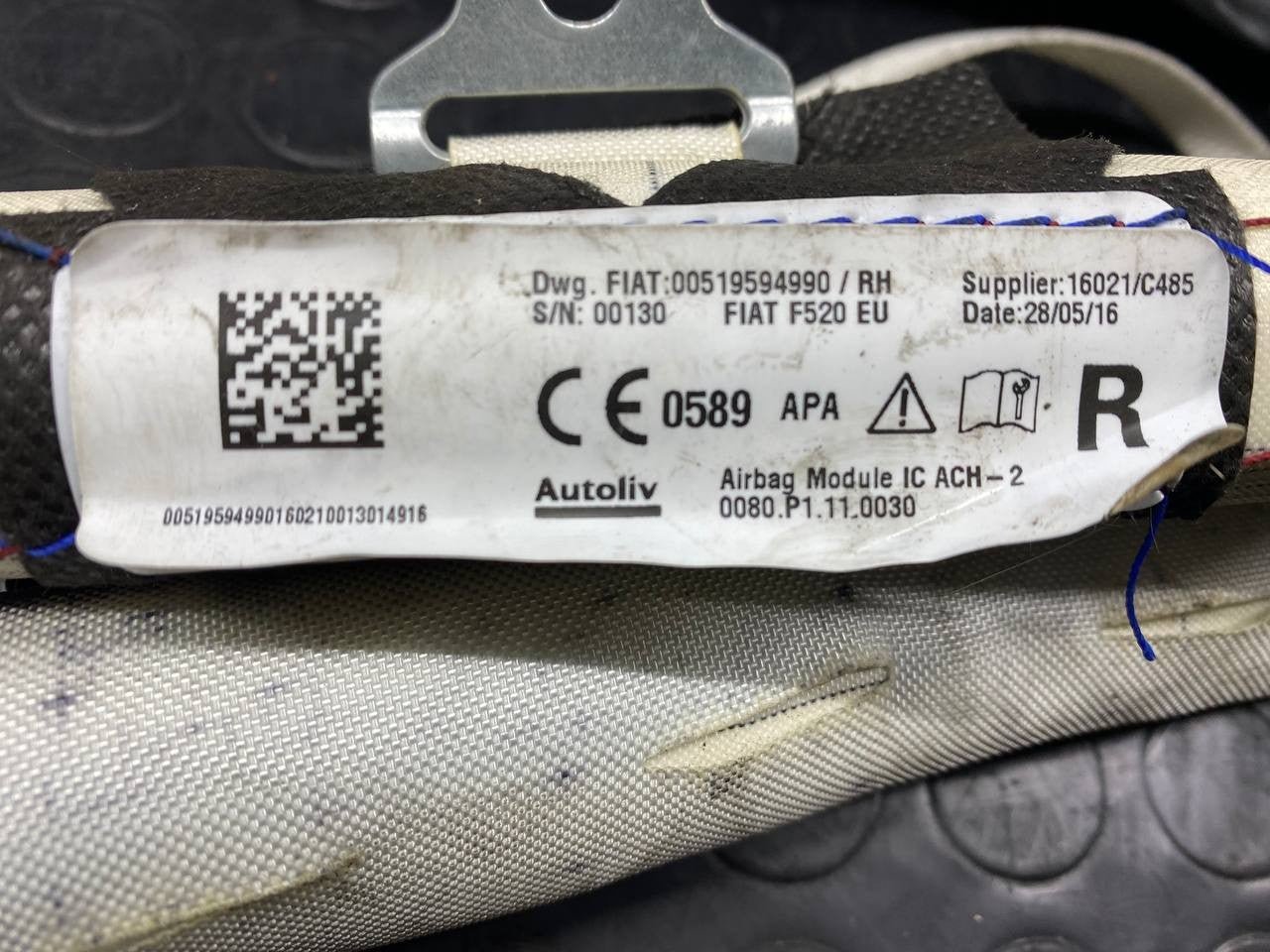 Airbag a tendina jeep renegade destro cod:00519594990 - F&P CRASH SRLS - Ricambi Usati