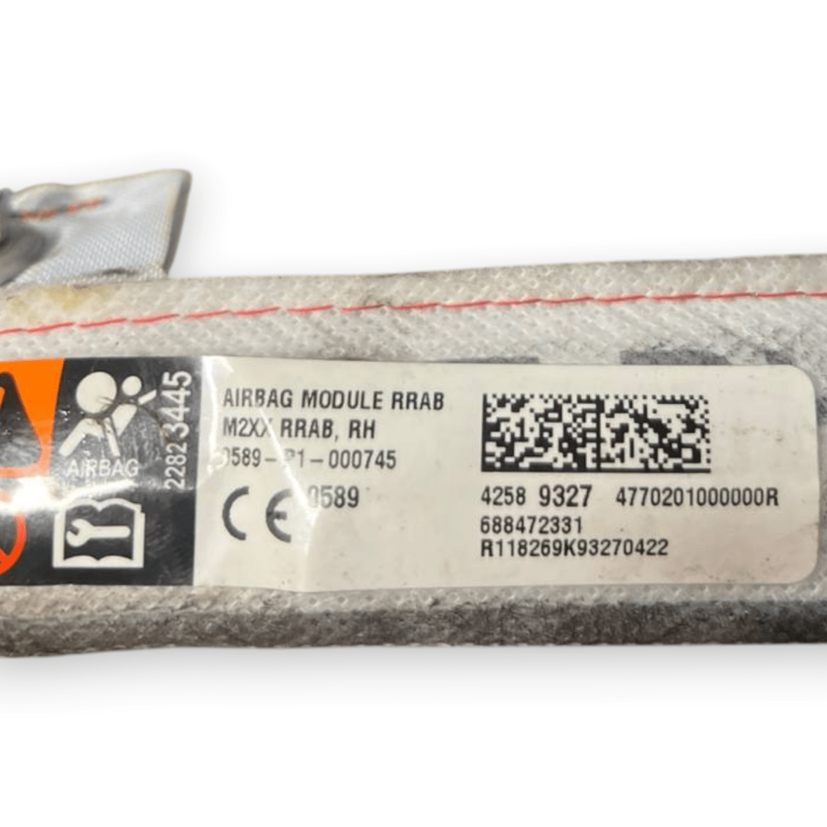 Airbag a Tendina laterale destra (dx) Opel Karl (2015 al 2019) cod: 42589327 - F&P CRASH SRLS - Ricambi Usati