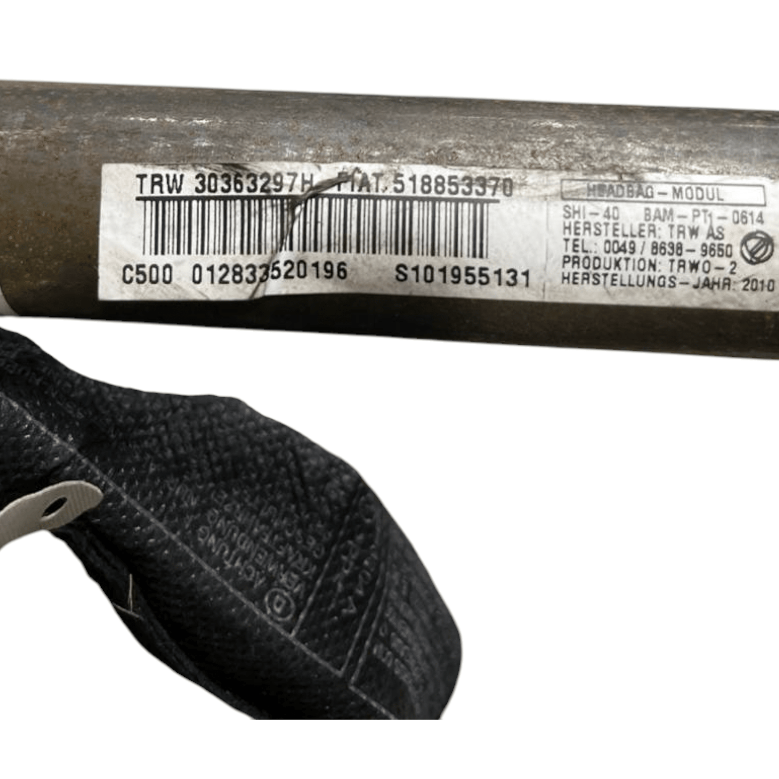 Airbag a tendina laterale destro Fiat Punto Evo (2012 - >) cod.518853370 - F&P CRASH SRLS - Ricambi Usati