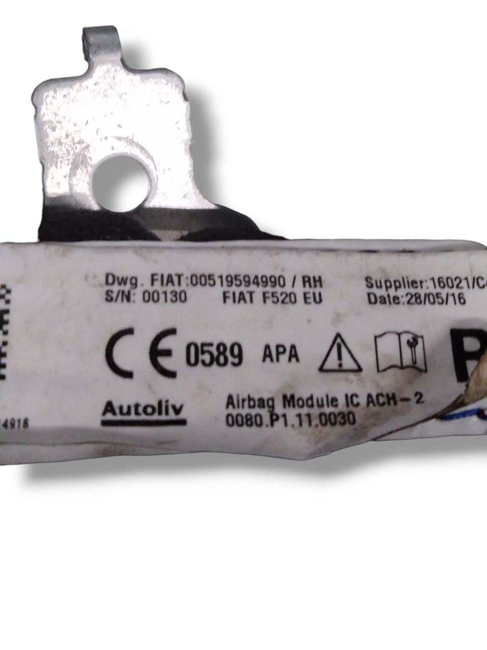 Airbag a tendina laterale destro Jeep Renegade ( 2014 > ) cod.519594990 - F&P CRASH SRLS - Ricambi Usati