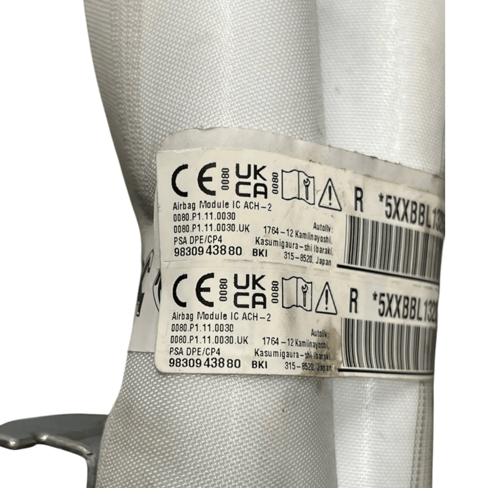 Airbag a tendina laterale destro Peugeot 308 (2021 - >) cod.9830943880 - F&P CRASH SRLS - Ricambi Usati