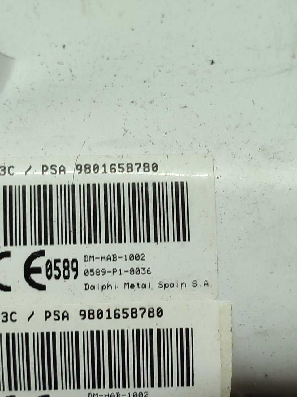 Airbag A Tendina Laterale Destro Peugeot 5008 (2013) Cod:9801658788 - F&P CRASH SRLS - Ricambi Usati