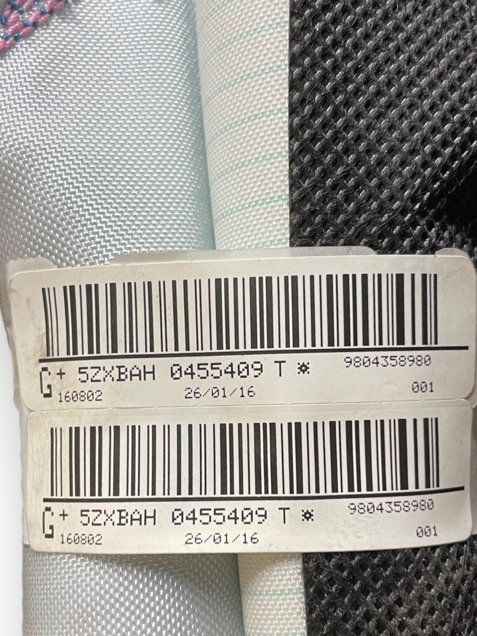 Airbag a Tendina laterale sinistro Citroen C4 Cactus cod:9804358980 (2014 - 2020) - F&P CRASH SRLS - Ricambi Usati