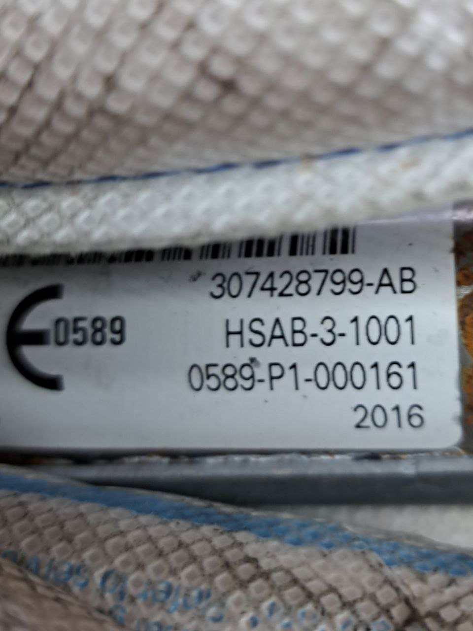 Airbag a tendina laterale sinistro Land Rover Range Rover Sport (2014) COD:307428799AB - F&P CRASH SRLS - Ricambi Usati