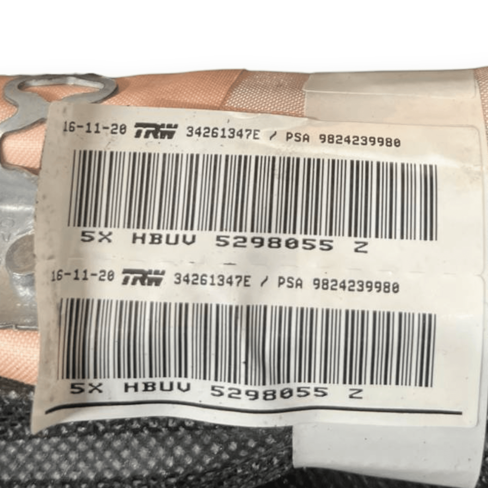 Airbag a Tendina laterale sinistro (sx) Opel Grandland X (2017>) cod: 9824240880 - F&P CRASH SRLS - Ricambi Usati