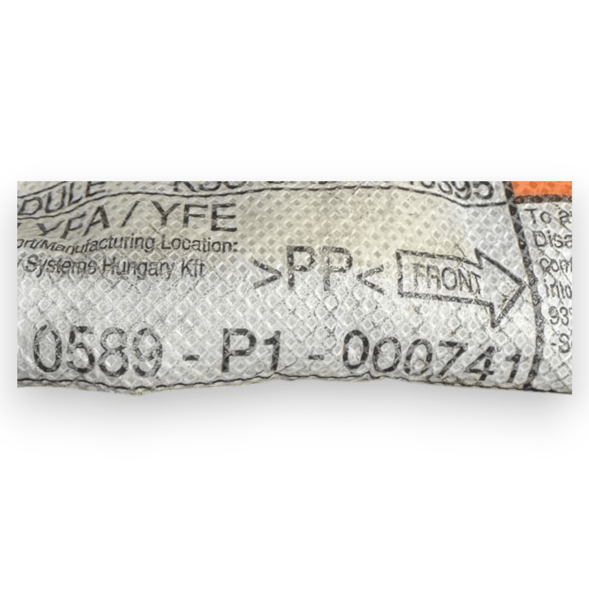 Airbag a tendina laterale sinistro (sx) Suzuki Vitara cod.0589 - P1 - 000741 (2015 - ) - F&P CRASH SRL - Ricambi Usati