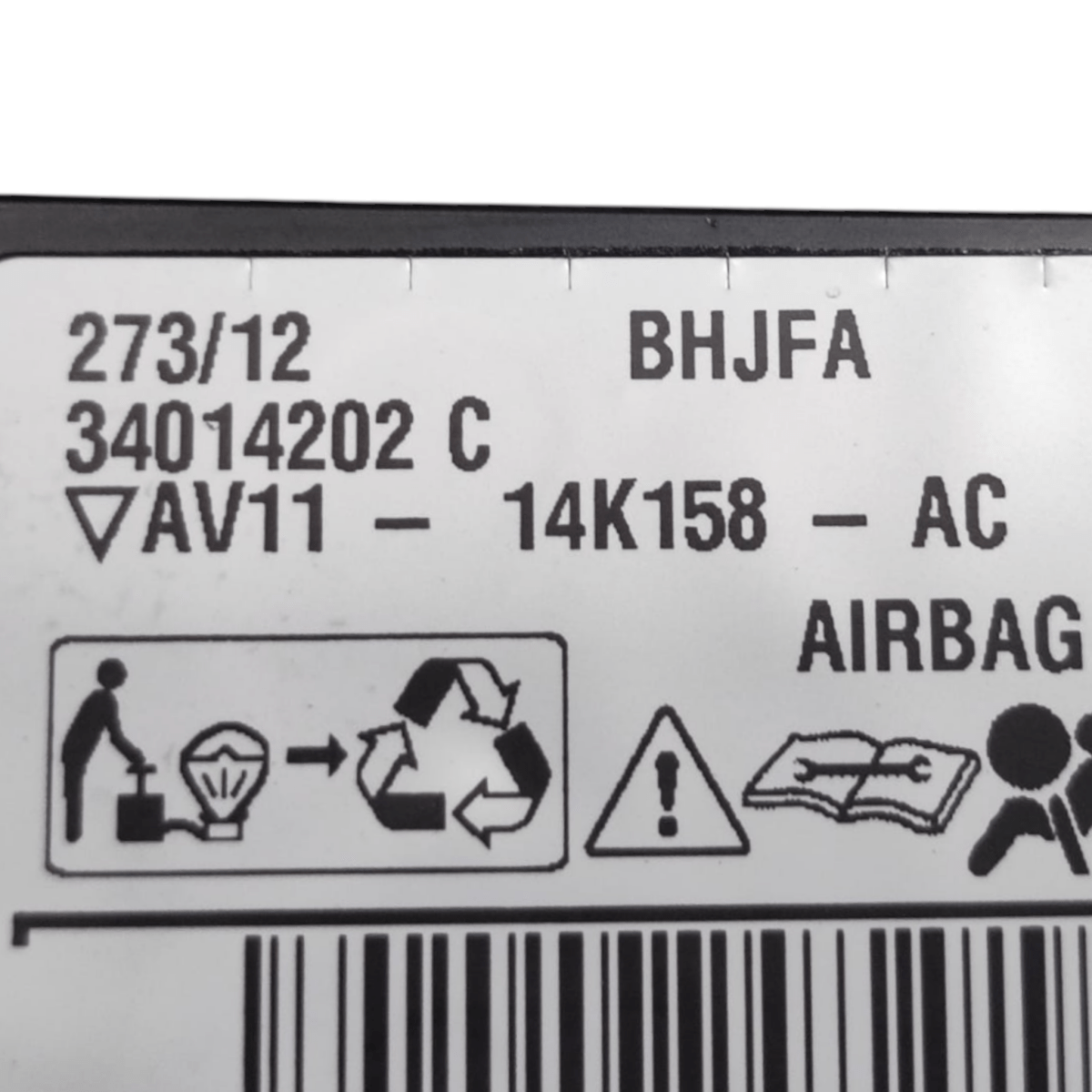 Airbag a tendina sinistro ford b - max cod: av1114k158ac (2012 - 2018) - F&P CRASH SRLS - Ricambi Usati