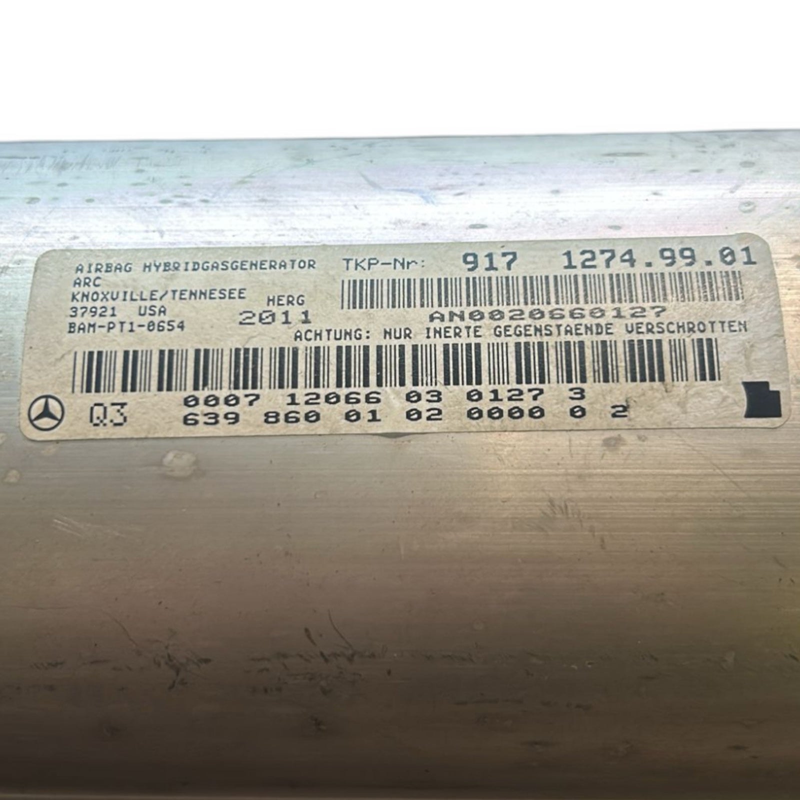 AirBag Cruscotto Destro / Passeggero Mercedes Benz Viano (W639) cod.6398600102 (2003 > 2013) - F&P CRASH SRLS - Ricambi Usati