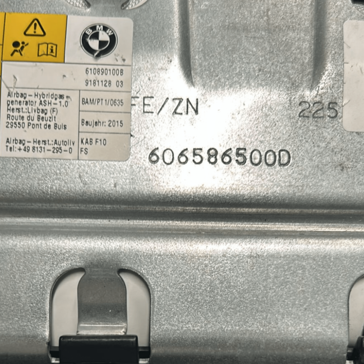 Airbag Ginocchia Bmw Serie 6 Gran Coupé cod:606586500D (2012 > 2018) - F&P CRASH SRLS - Ricambi Usati